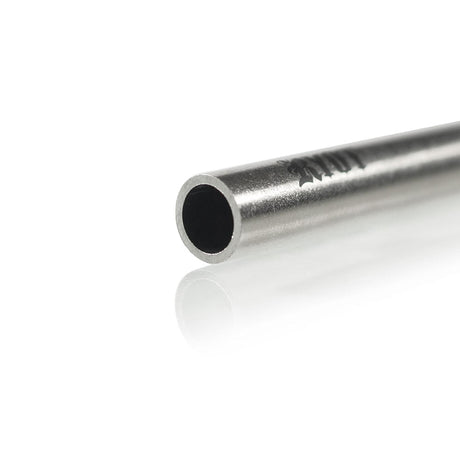 Close-up of the Super Slim Aluminum Dugout - Powder Coated - Black, showcasing its sleek aluminum body with integrated Stainless Steel One Hitter and ergonomic design.