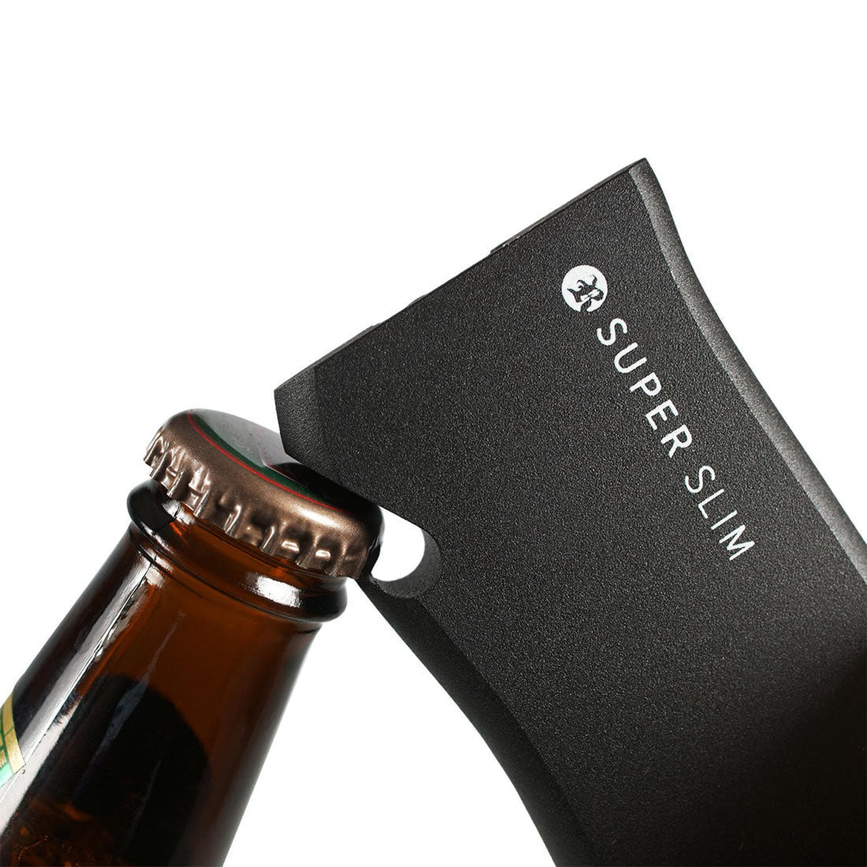 Super Slim Aluminum Dugout - Powder Coated - Black, showcasing a close-up of its sleek, durable body with integrated features for convenient smoking.