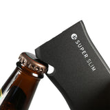 Super Slim Aluminum Dugout - Powder Coated - Black, showcasing a close-up of its sleek, durable body with integrated features for convenient smoking.