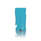 Super Slim Aluminum Dugout - Powder Coated - Black, featuring an ergonomic grip, built-in bottle opener, and compact design with a Stainless Steel Anti-Clog One Hitter.