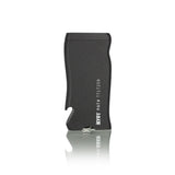 Super Slim Aluminum Dugout - Powder Coated - Black, featuring a sleek, durable design with integrated one hitter, magnetic lid, and ergonomic grip for ultimate smoking convenience.