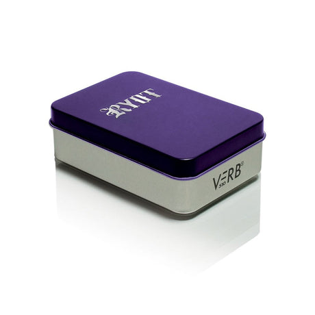 VERB 510 Thread Battery, a compact metal box, features a logo and accommodates 510 cartridges with magnetic adapters, enhancing vaping convenience and discretion.