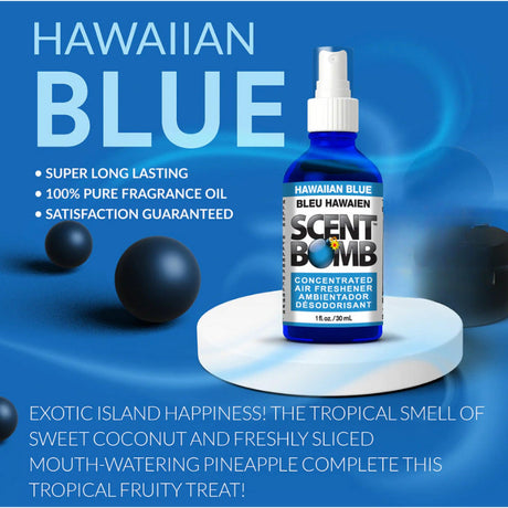 Concentrated Air Freshener - 1 oz bottle, featuring a sleek design, offers long-lasting, pure fragrance without alcohol. Ideal for refreshing various spaces.