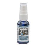 Concentrated Air Freshener - 1 oz: Blue bottle with white cap, offers long-lasting scent without alcohol, ideal for home, car, or office use.