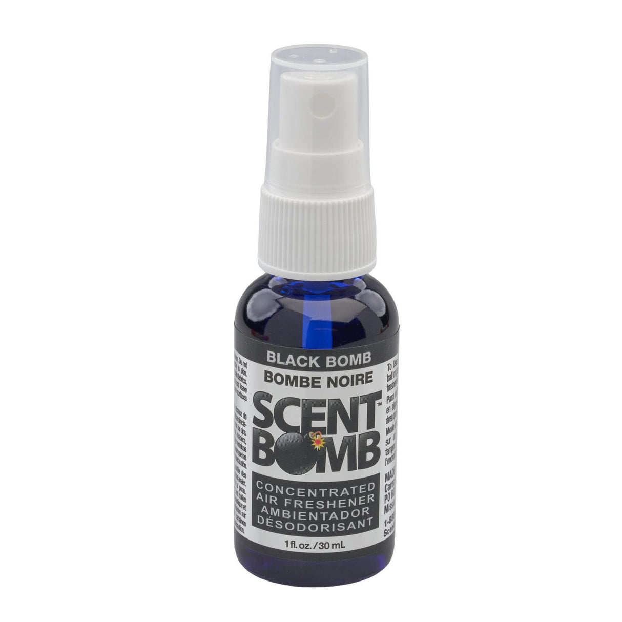 Concentrated Air Freshener - 1 oz (Lasts 48 hours), blue bottle with white cap, offers pure, long-lasting fragrance with 100% pure fragrance oil.