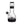 soft glass core bong clear with black accents on a gray background