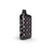Blazy Susan Secret Box Battery, a black vape device with pink cannabis leaf pattern, features a curved mouthpiece and brand name.
