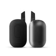 Two black Vessel Compass 510 Thread Vape Batteries displayed; one shows LED indicators, the other reveals fold-out AC prongs for wall charging.