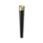 Vessel Cone One Hitter: A sleek, black tapered pipe with a gold-plated bowl engraved with VESSEL, offering ergonomic design and enhanced airflow for dry herb use.