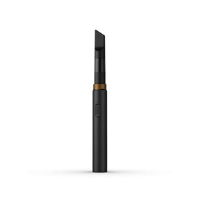 Core 510 Thread Battery featuring a slim design, power button with LED indicators, and elongated nozzle for safe use with candles and gas appliances.