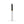 Cordless mini desktop vacuum with a white rechargeable handle, gold collar, and black crevice nozzle, designed for precise dust pickup on keyboards and desk corners.