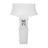 Cauldron Flower Bowl - 10mm: A white glass bowl-style adapter with a tapered male joint, designed for high thermal resistance and universal 10mm compatibility.