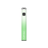 510 Thread Battery - Premium Flat Plus Edition - 20 units, featuring a sleek, square design with a visible green and silver electronic cigarette body.