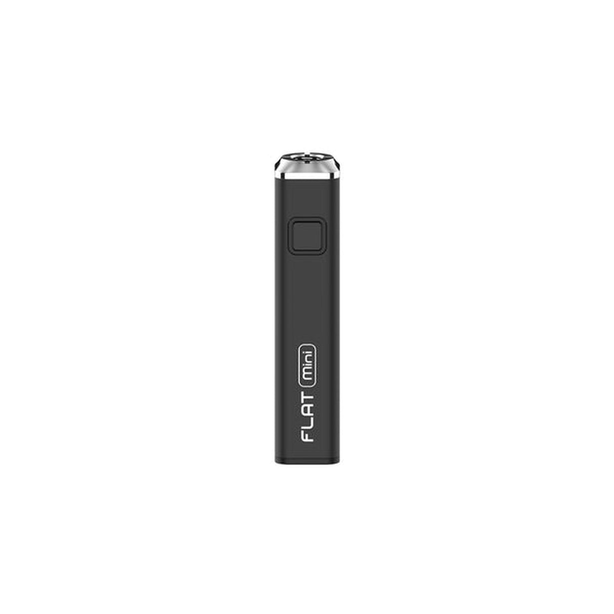Flat Mini 510 Battery with a boxy, square-shaped design, featuring a visible power button, ideal for portability and grip.