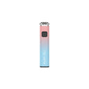 Close-up of Yocan Flat Mini 510 Battery, featuring a square, flat design with a visible power button, ideal for portability and secure grip.