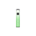 Flat Mini 510 Battery with a square design, featuring a prominent black power button for easy voltage adjustments, ideal for on-the-go vaping.