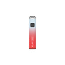 Close-up of the Yocan Flat Mini 510 Battery with square design, showing its durable aluminum exterior and square power button for voltage settings.