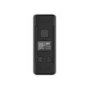 Kodo Pro Digital 510 Battery: compact black vaping mod with OLED display, adjustable voltage, square fire-button, plus/minus rocker, showing voltage, resistance, puff count, and seconds.