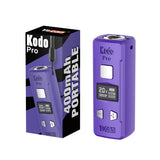 Kodo Pro Digital 510 Battery 1 unit with OLED display, square firing button, and adjustment controls, shown with branded packaging. Compact design for customizable, portable vaping.
