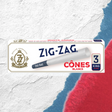 Pre Rolled White King Size Cone - Pack of 3, in a crush-proof box, offering slow, even burn; includes three cones with branded tips for optimal airflow.