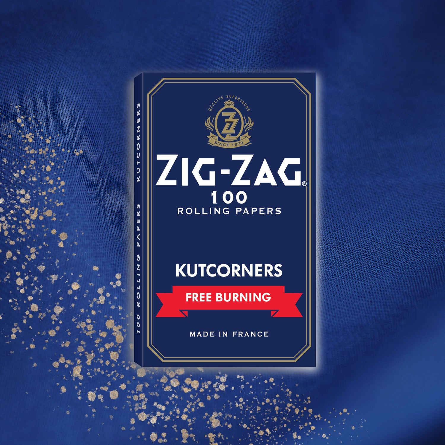 Zig-Zag Single Wide Blue Rolling Paper